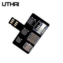 UTHAI T10 For iPhone SIM card 4in1 External Card Slot Adapter Fast Card Changer iPhone SIM Card Reader Holder Free reboot Nano