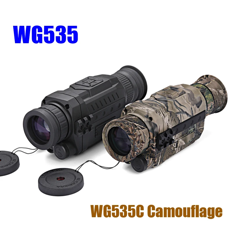 WG540 Infrared Digital Night Vision Monoculars with 8G TF card full dark 5X40 200M range Hunting Monocular Night Vision Device image 3