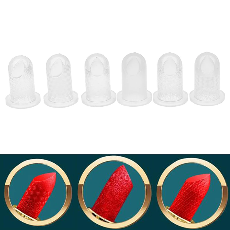 12.1mm 1/3PCS set lipstick mold silicone molds for lipstick DIY making 11 Types Good Use lipstick molding set kit Craft Tool