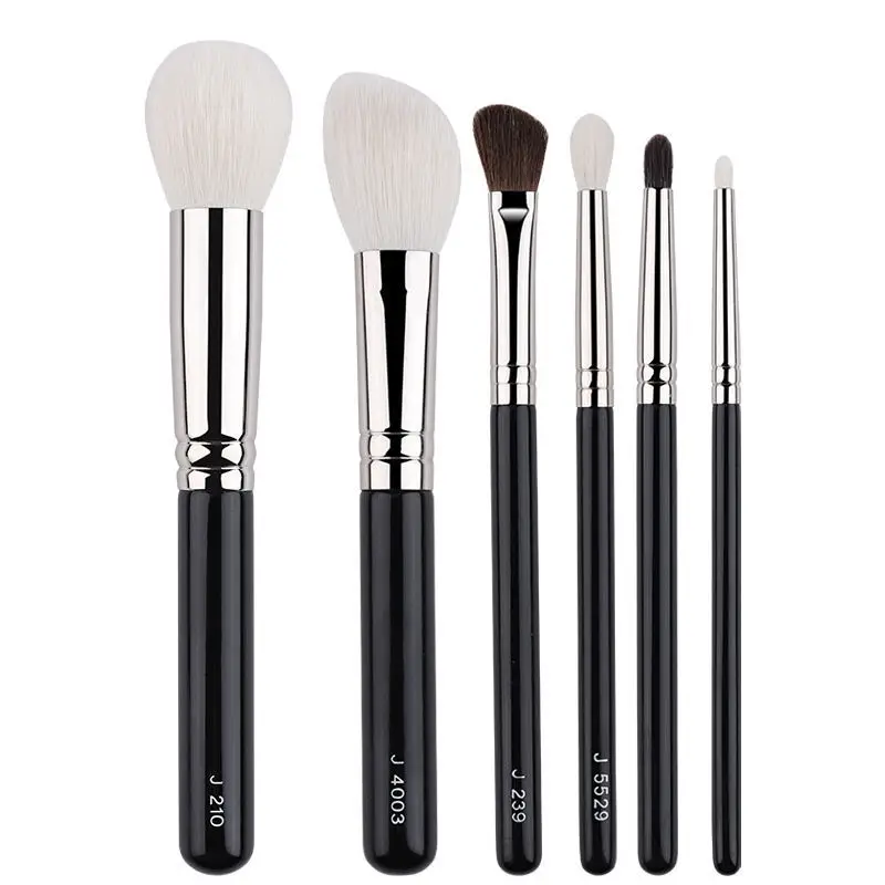 1pc Goat hair Round Blush Makeup brushes Angled sculpting Make up brush contour eyeshadow small smudge eye detail pointed shadow