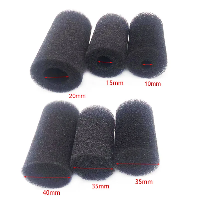 5pcs Foam Sponge Filter Inlet Sleeve Mesh Shrimp Nets Special Shrimp Cylinder Filter Inflow Inlet Protect Aquarium Accessories