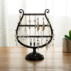 Creative Wine Cup Shape Earrings Display Bracelet Storage Shelf Jewelry Storage Holder Ear Stud Stand Jewelry Organizer