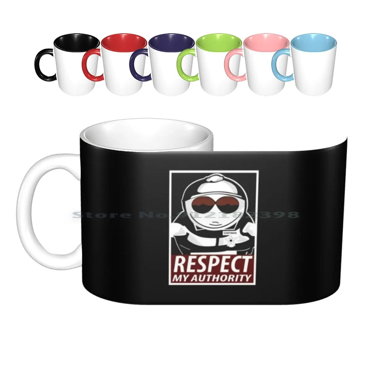 Respect My - Cartman Ceramic Mugs Coffee Cups Milk Tea Mug Respect My Respect My Cartman Respect My Cartman Cartman Respect