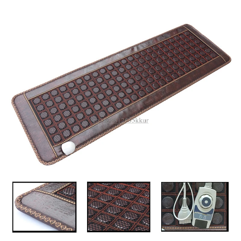 

Relax Heated Tourmaline/Germanium Stone Massage Mat Korea Jade Mattress Heating Massager Health Tourmaline Mattress 220V