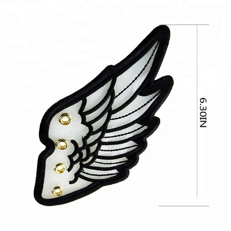 Personality Adult Black Transparent Shoe Wings DIY Decorations for Canvas Shoe High Converse Sneakers DIY Function Party Gifts