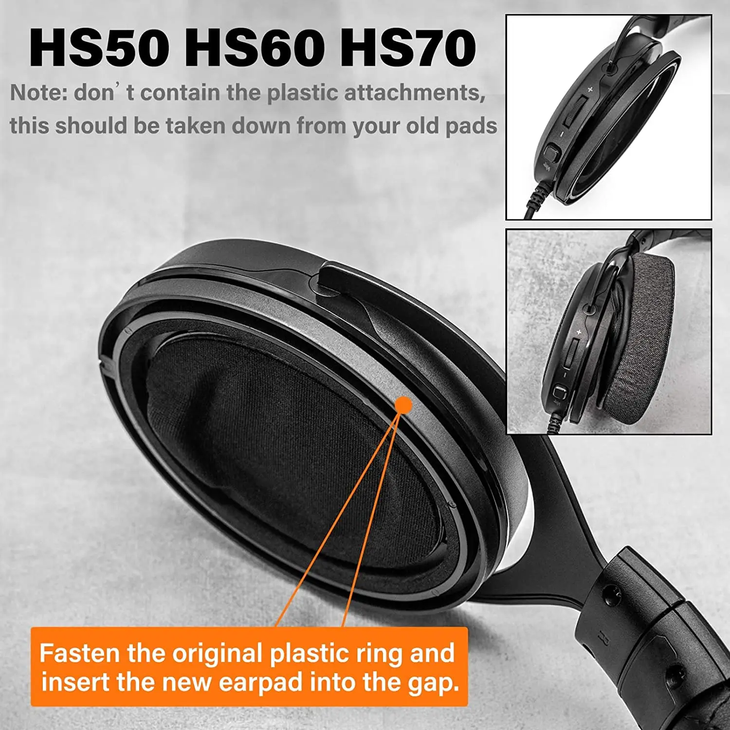 Earpads Compatible with HS50 HS60 HS70, G PRO X, Cloud 2, Cloud Pro, Cloud Alpha, Cloud Stinger, Cloud Flight Headphones I