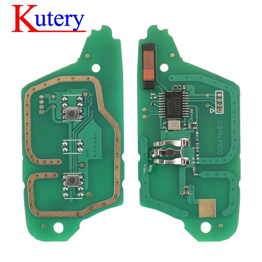 jingyuqin 2/3 BTN FSK 434MHz PCF7961 ID46 Smart Remote Key Circuit Board For Renault Clio III Clio 3 Kangoo Master Modus Twingo