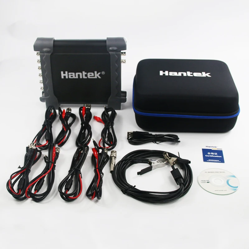 Hantek-Osciloscópio Teste De Veículos, Equipamento De Diagnóstico Automotivo, USB, 8 Canais, 1008C