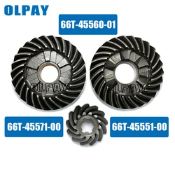 Kit de engranajes para Yamaha, fueraborda de 2 tiempos, 40HP, 66T-45560-01, 66T-45571-00, 66T-45551-00