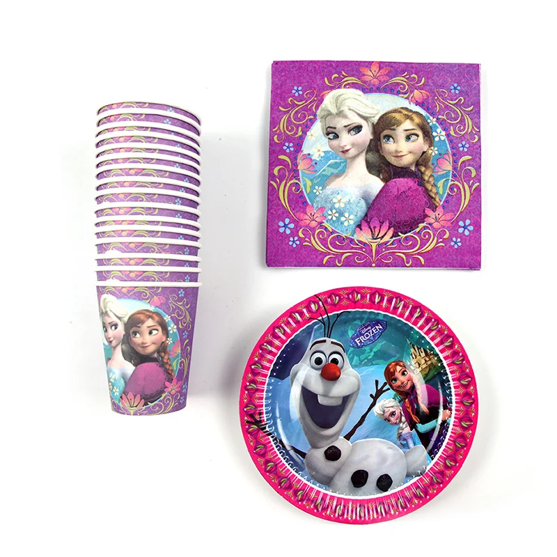 

Disney Frozen Princess Birthday Party Decorations Kids Pretty Napkin for Baby Shower Party Supplies Baby Shower