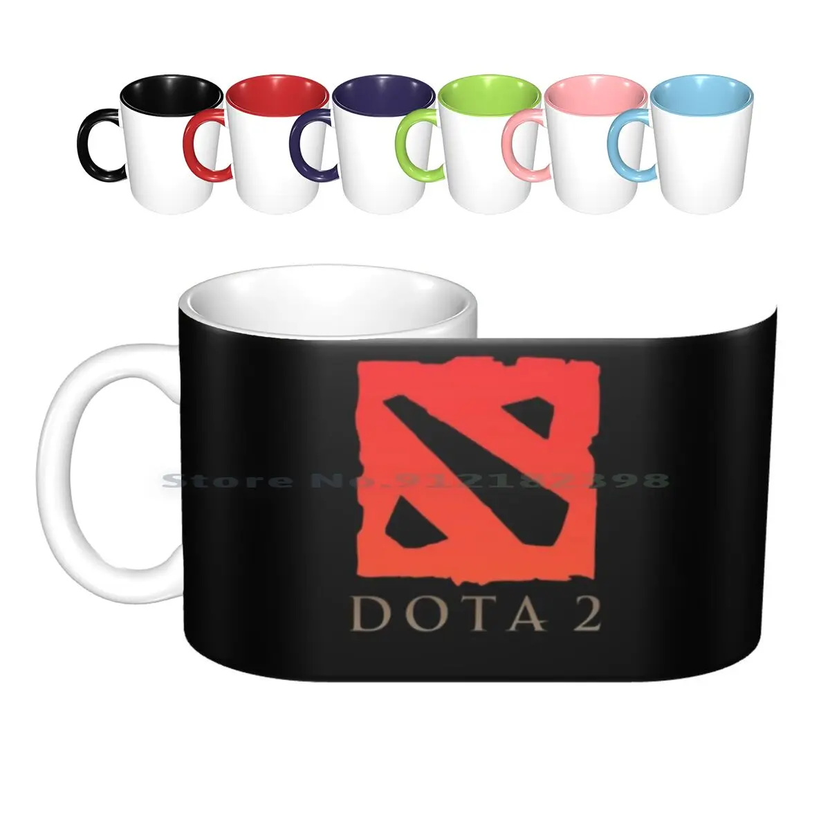 2? Ceramic Mugs Coffee Cups Milk Tea Mug Moba Pc Steam Valve Gaming Videogames Multiplayer Sports Esports Action Adventure