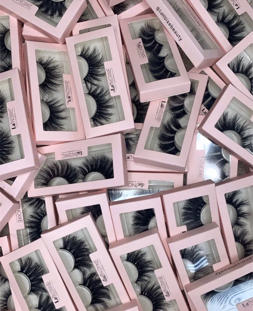 500pcs Customized Eyelashes Boxes Supplies Eyelash Wholesale Eyelashes Makeup Eye Lashes Packaging Box Contact Us For Details