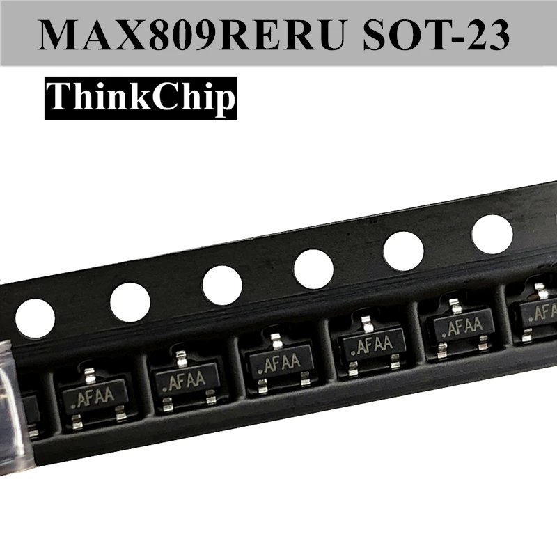 (20 pcs) MAX809REUR MAX809 SOT-23 SMD MCU Monitor IC (Marking AFAA)