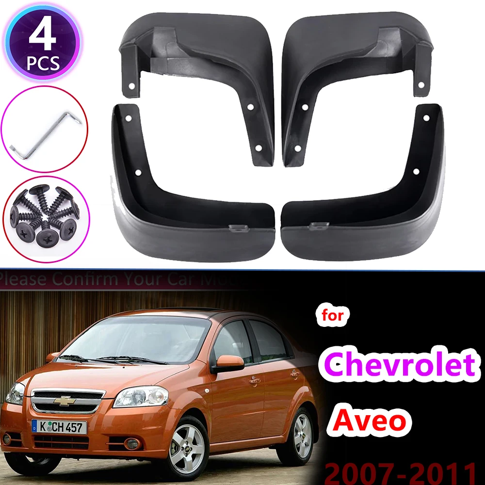 

Mudflap for Chevrolet Aveo Sedan Saloon T250 2007~2011 Fender Mud Guard Flaps Splash Flap Mudguards Accessories 2008 2009 2010