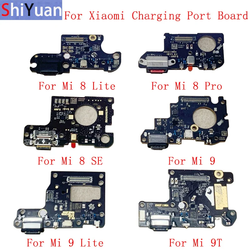 USB Charging Port Connector Board Flex Cable For Xiaomi Mi 8 SE 8 Lite 8 Pro Mi 9 Lite 9T Redmi K20 Pro Repair Parts