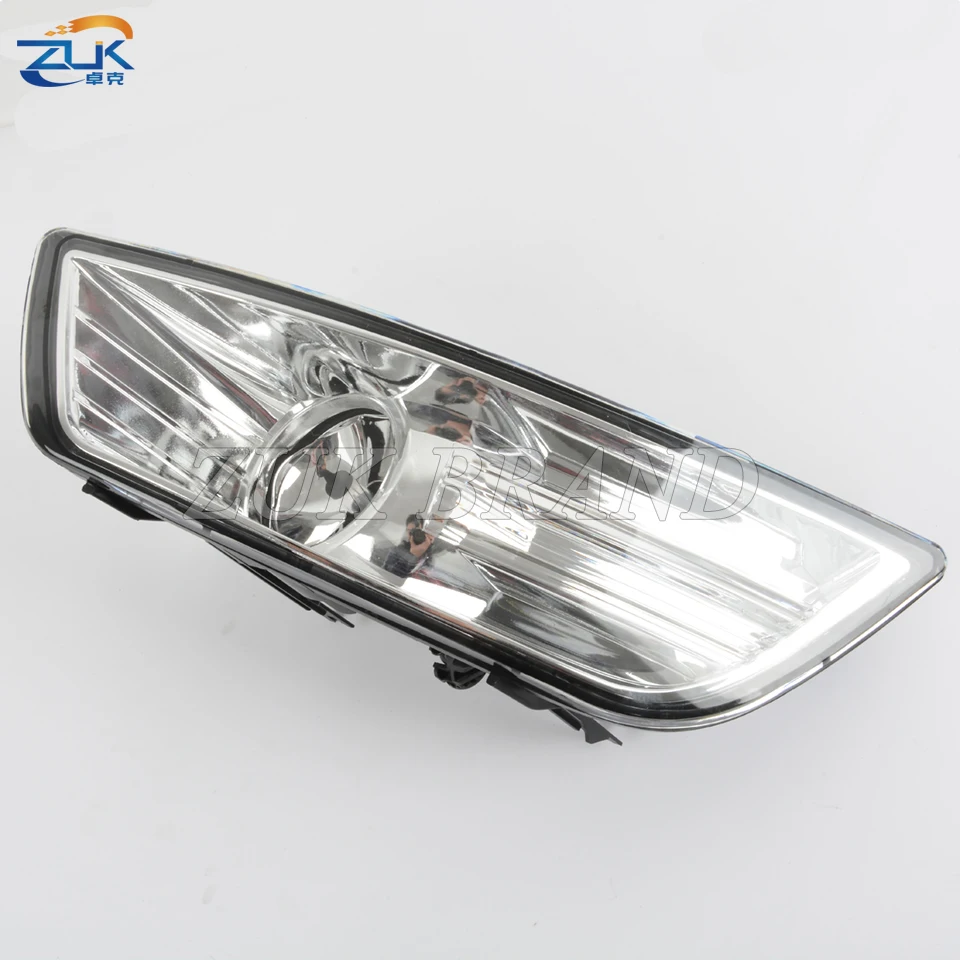 ZUK Car Bumper Fog Lamp Anti-Fog Light For Ford Mondeo MK4 2007 2008 2009 2010 Front Foglight Foglamp Reflector With Bulb