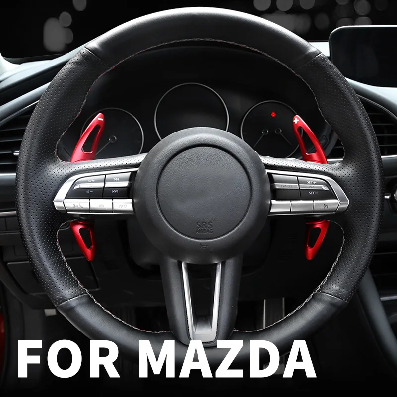 

Модификация весла переключения рулевого колеса из алюминиевого сплава для MAZDA 3 6 CX-4 CX4 2013 CX5 CX-5 2016, автомобильные аксессуары 2014-2021