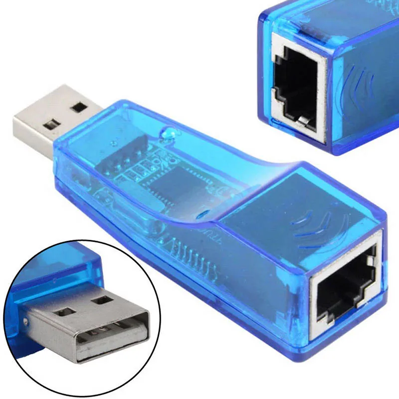 

USB 2.0 To LAN RJ45 Ethernet 10/100Mbps Networks Card Adapter for Win8 PC GK99