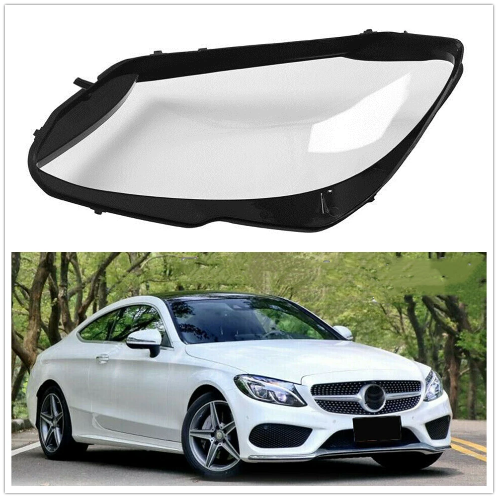 

Car Headlight Lamp Lens Cover Headlamp Shade Head Light Shell For Mercedes-Benz C Class W205 C180 C200 C260L C280 C300 2015-2018