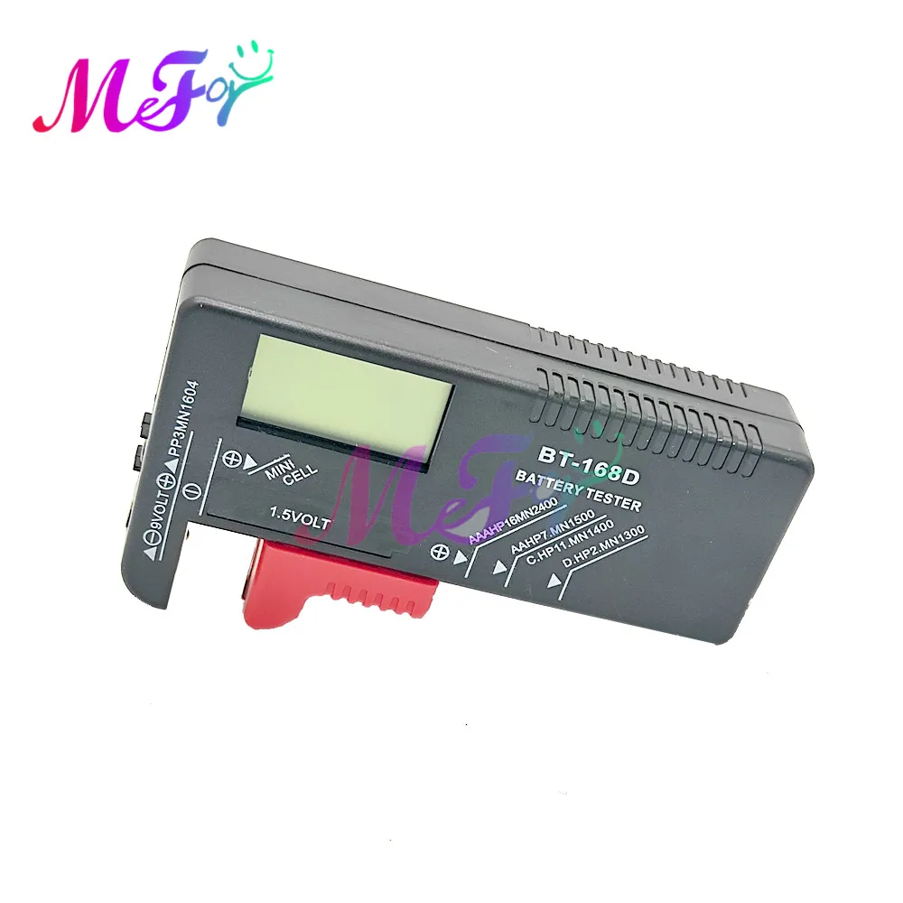 BT-168 AA/AAA/C/D/9V/1.5V Baterai Universal Tombol Sel Baterai Kode Warna Meter Menunjukkan Volt Tester Checker BT168D BT-168D