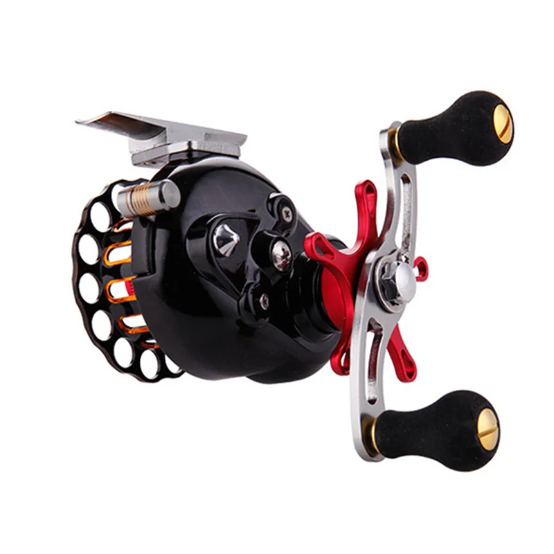 Raft Fishing Reel With Relief Full Metal Automatic Line Discharge High Shaft Speed Ratio 3.5 : 1 Micro Lead Reel Casting Reel