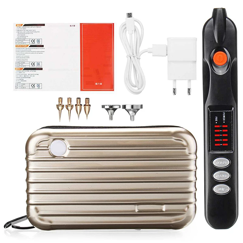 

Hotest Electric Plasma Pen Dark Spot Remover Mole Removal LCD Skin Care Point Pen Skin Wart Tag Tattoo Removal Tool Beauty care