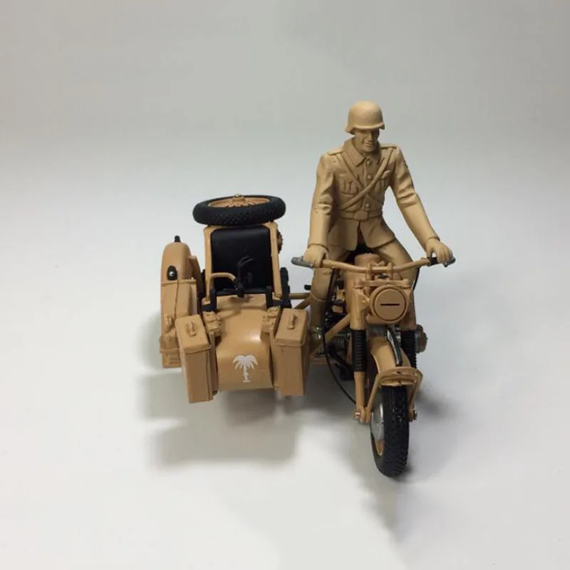 1/24 Scale 750 Alloy Motorcycle Car German Army R75 Vehicle Model Toy Collection Show