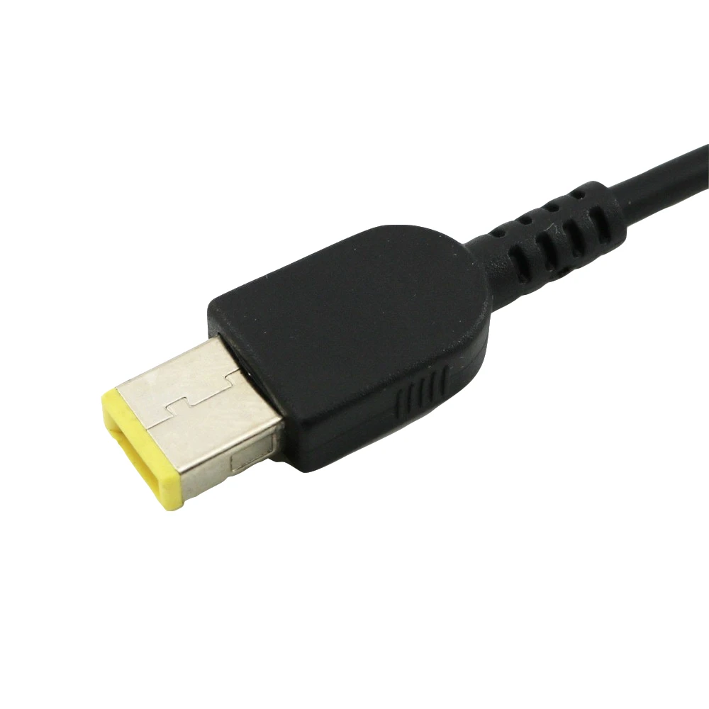 1pc Square DC Power Male to Female Extension Charge Cable for Lenovo ThinkPad Carbon Laptop 15cm