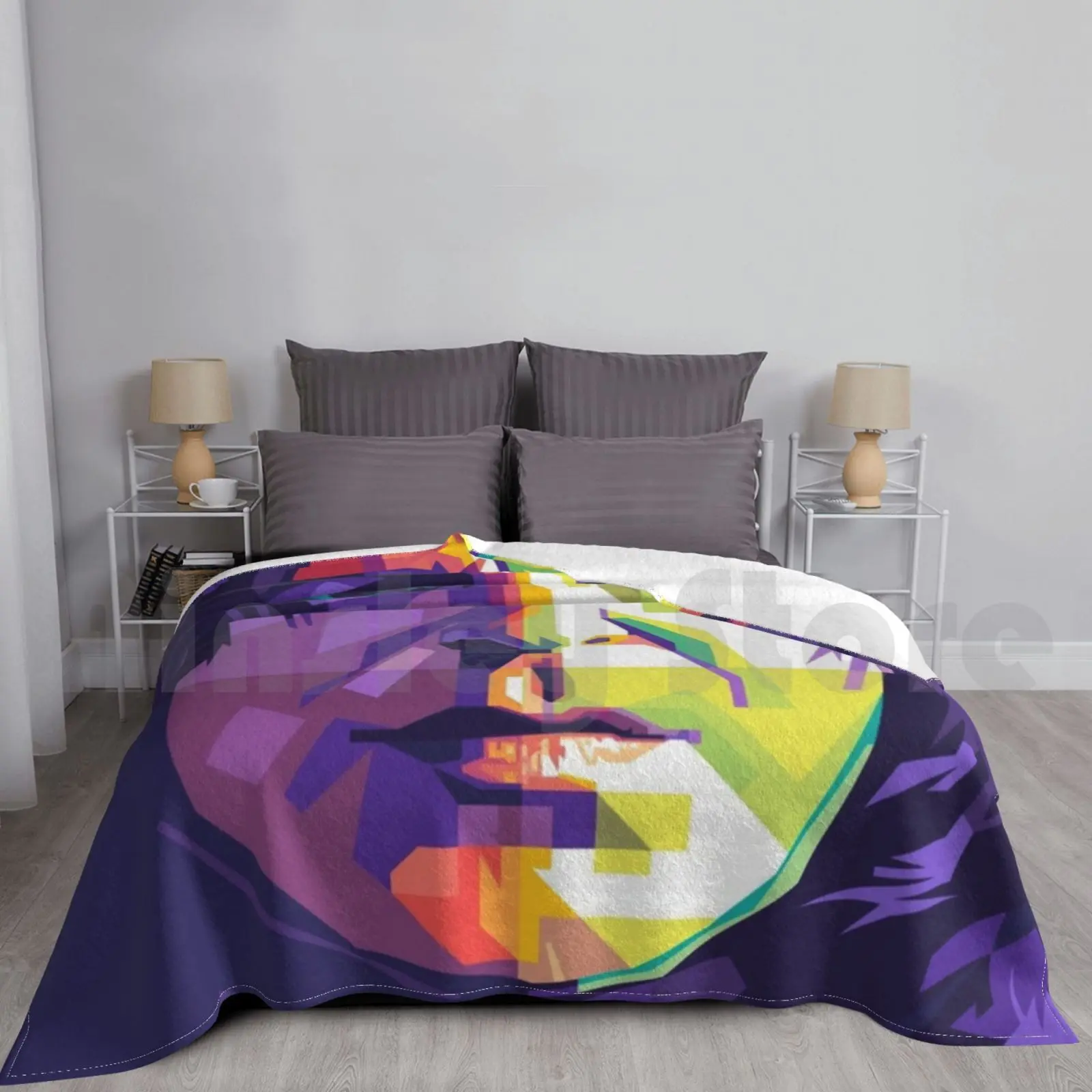 Severus Snape manta moda personalizada Wpap Pop Art Severus Snape profesor Snape mago Alan Rickman después