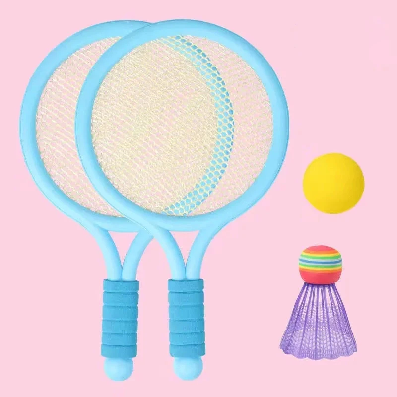 Children\'s Badminton Tennis Racket Beginner Training Outdoor Beach Tennis Kindergarten Baby Parent Child Interactive Toys