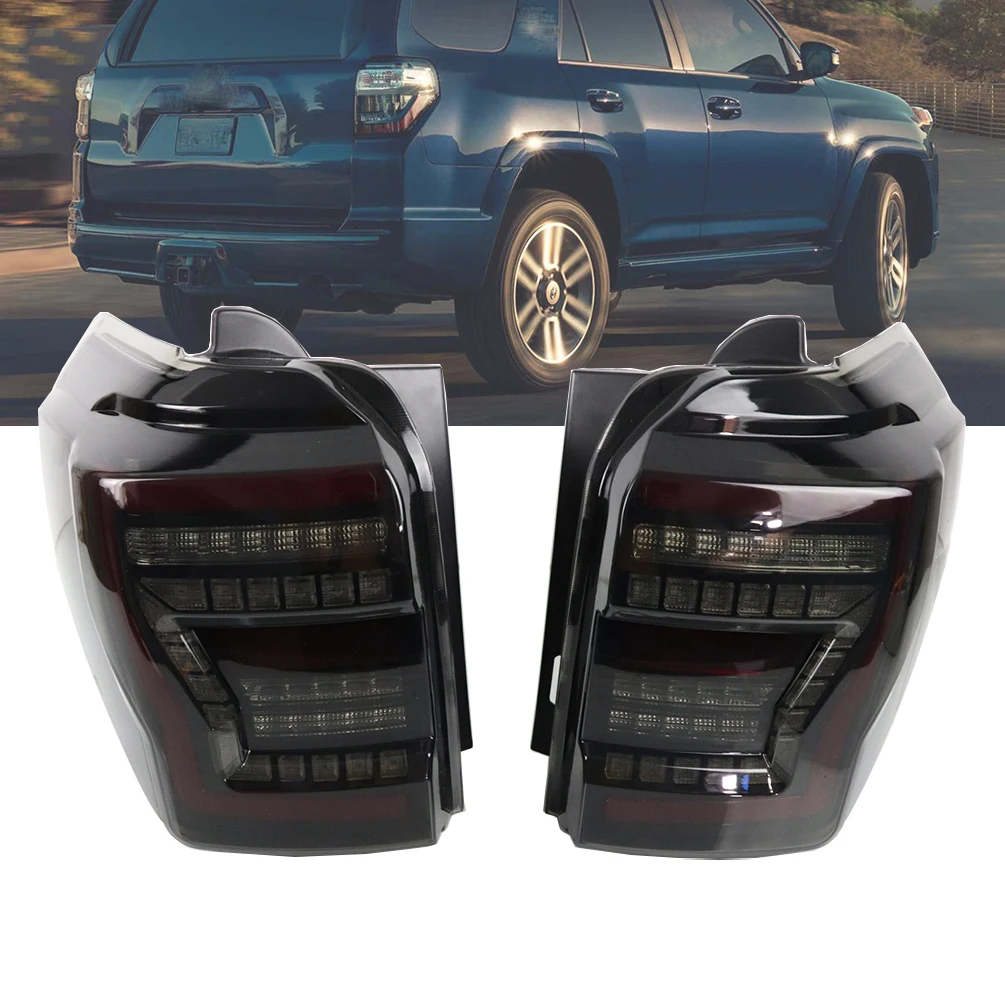 

2 Pieces Rear Bumper Lights Assembly Rear Driving Lamp Turn Signal Yellow ReverseLight Break Lights for Toyota 4Runner 2010~2021