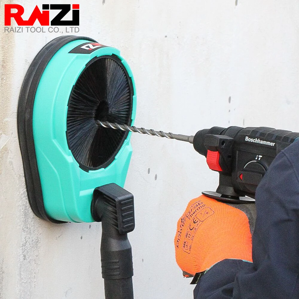 Raizi 1 adet sondaj toz kefen kapak aracı çekiç matkap beton için karot matkap ucu maksimum çapı 120mm toz toplayıcı eki