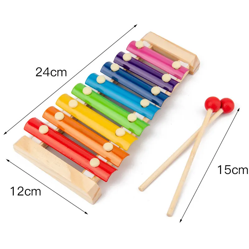 Montessori Wooden Baby Toys Rattle Educational Newborns Toy Rattle Baby Games Toys Developing Toys For Babies 0 12 Months