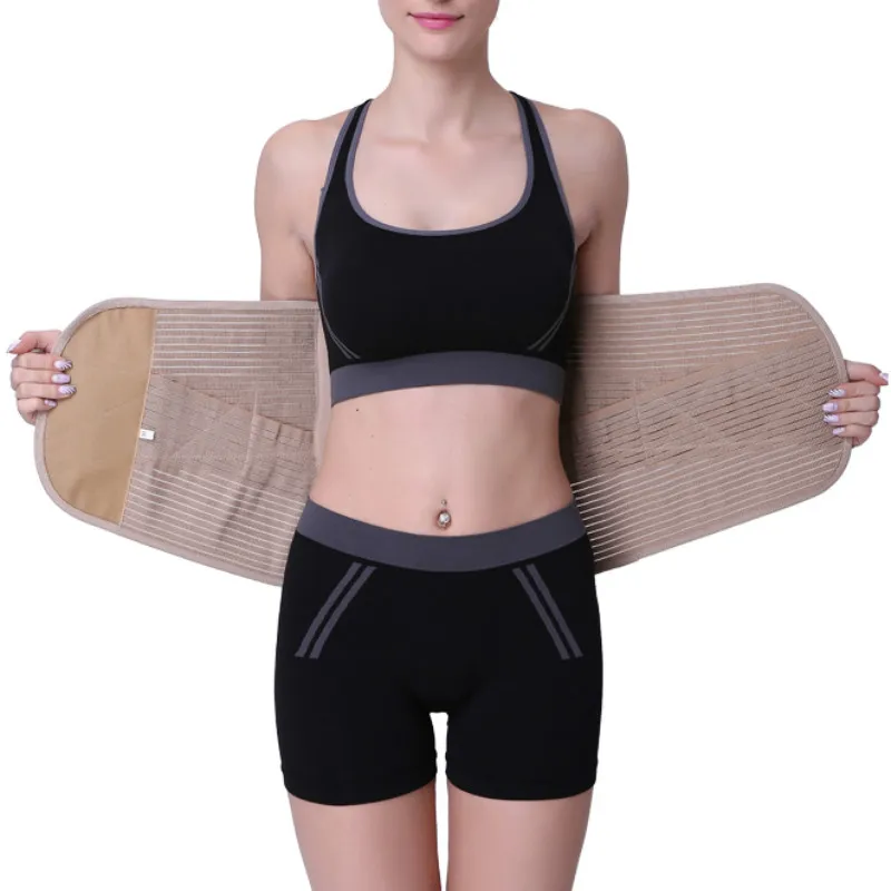 Adjustable XXXL XXL Waist Trainer Posture Corrector Widened Health Care Waist Back Belt Brace Lumbar Support with Warm Patches