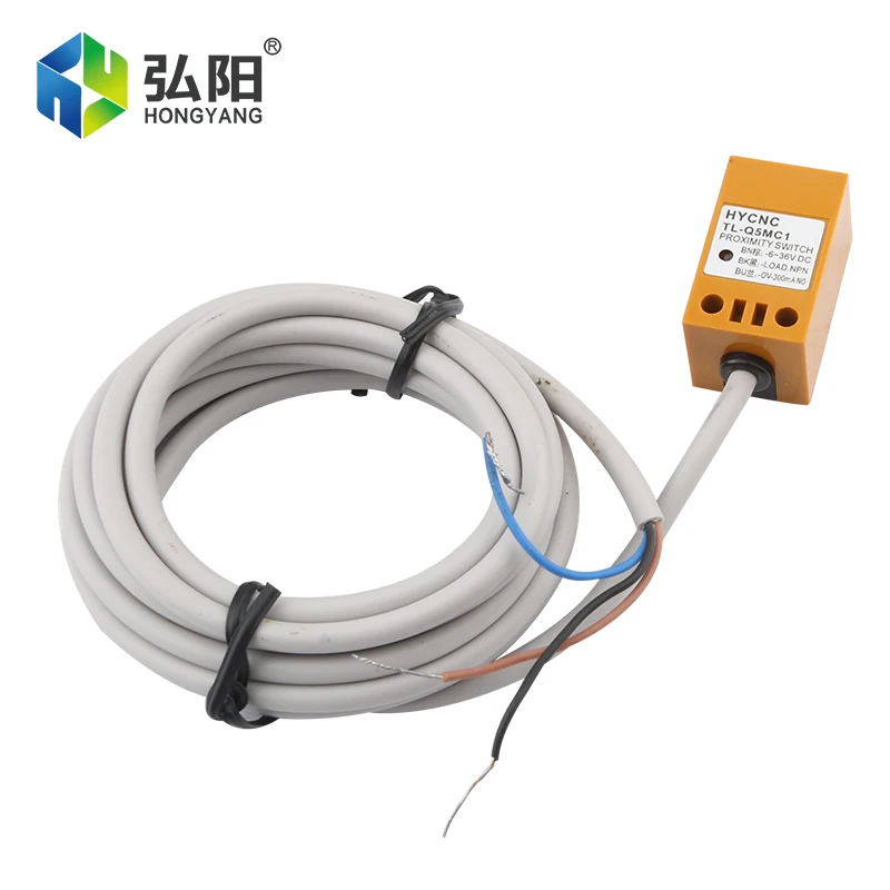 인덕션 스크린 금속 다리미 근접 스위치 센서, 센서 SN04 큐브 하우징, 3 선 6-36VDC LED, NC NPN PNP 없음, 5mm 감지