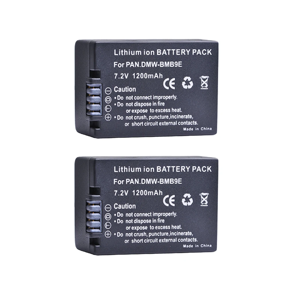 1200mAh DMW BMB9 bateria + ładowarka do DMW BMB9E BMB9PP Panasonic Lumix DC-FZ80 FZ40K FZ45K FZ47K FZ60 FZ70 FZ100 FZ150