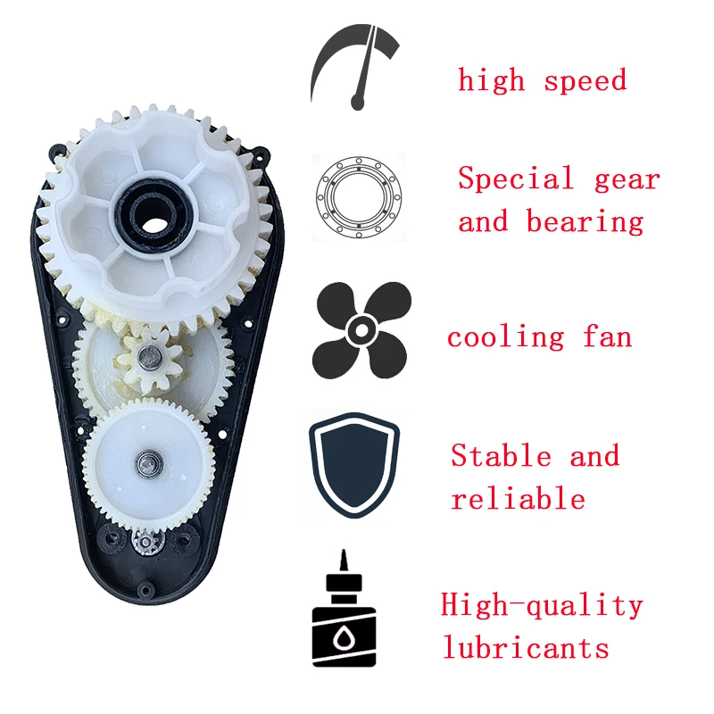 12V 35000RPM 15000RPM Electric Motor with Gear Box RS570 Drive Engine Match Children Ride On Toy Replacement Parts