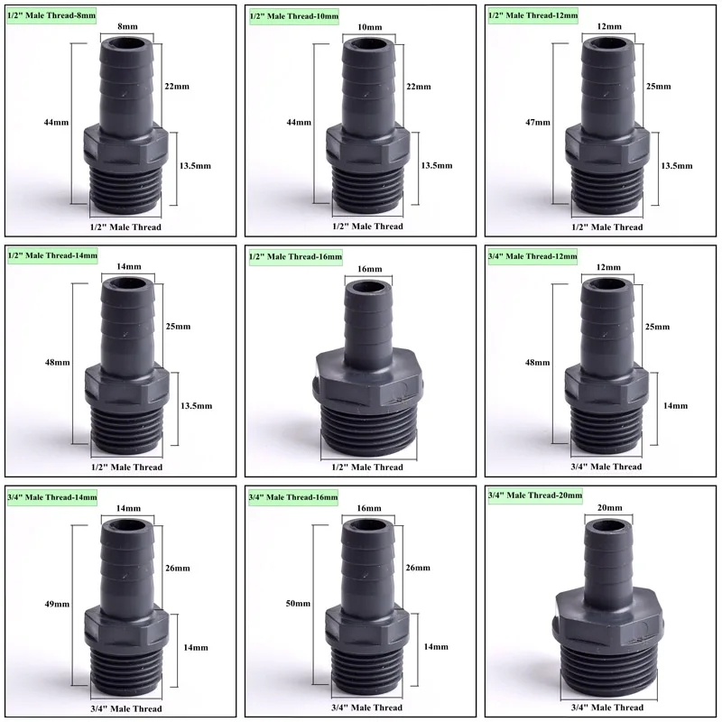 Big Size O.D 16~50mm To 1\