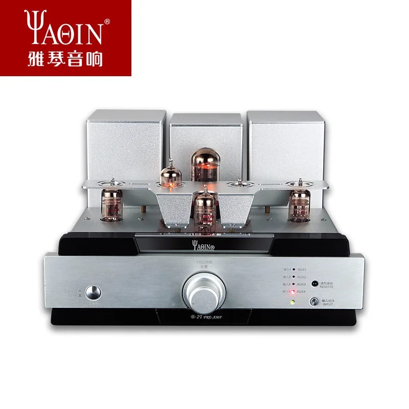 The  NEWest  YAQIN  B-2T fever HiFi tube pre-amplifier high-fidelity high-power home audio tube amplifier