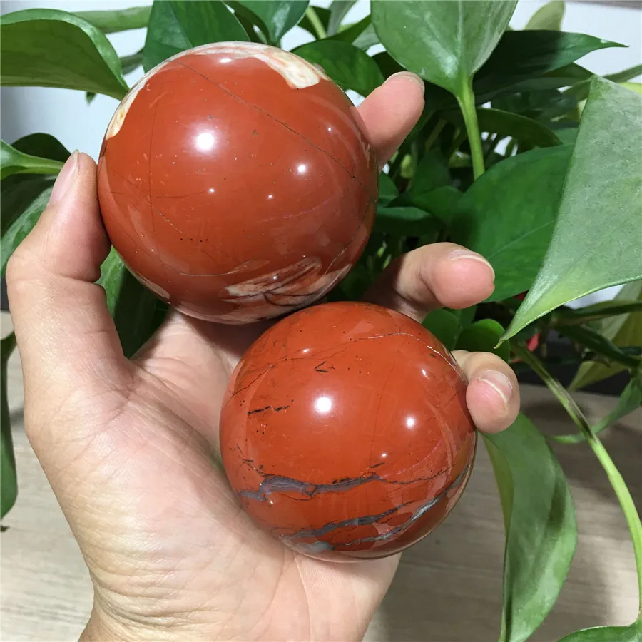 300-1000g Natural Red Jasper Crystal Sphere Reiki Healing Stone Cures Madagascar Gem Ball