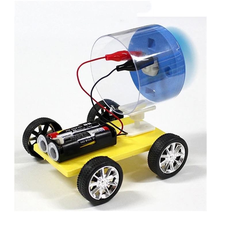 DIY Air Power Car  Electronic Kit Technology Science Toys Educational Kits for Children Experiment Creative Invention School Toy