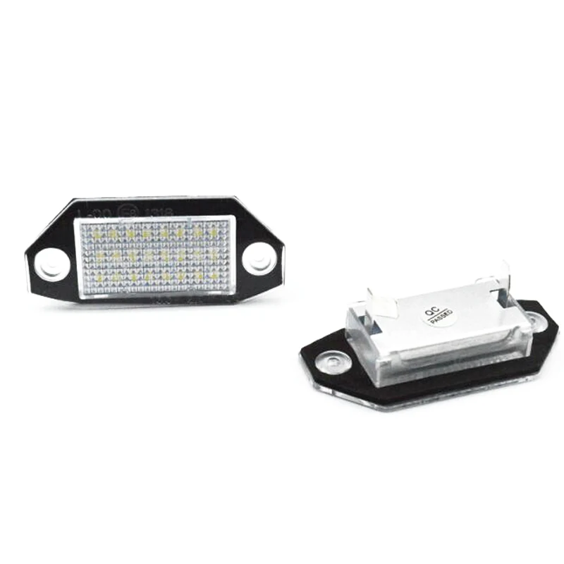 2pcs LED 12V Car License Plate Light For Ford Mondeo MK3 MK4 5D 5 Door 2000 2001 2002 2003 2004 2005 2006 2007