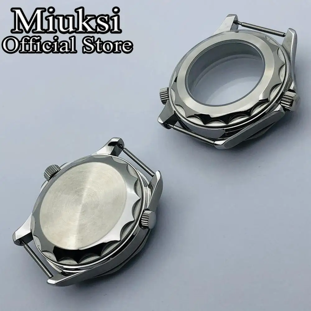 Miuksi 41mm case sapphire glass fit ETA2824 2836 NH35 NH36 Mingzhu DG2813 3804 Miyota 8205 8215 821A PT5000 Seagull2130 movement