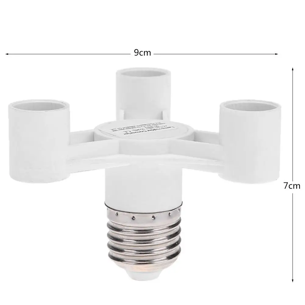 E27 do E14 3/4 Blub lampa czołowa uchwyt podstawa lampy na światło gniazdo żarówki Adapter Splitter śruba lampa indukcyjna uchwyt żarówki podstawa