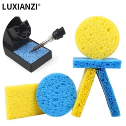 LUXIANZI 10/20PC Cleaning Sponge Cleaner High Temperature Resistance Electric Welding Soldering Iron Tip Cleaner Pads Tools