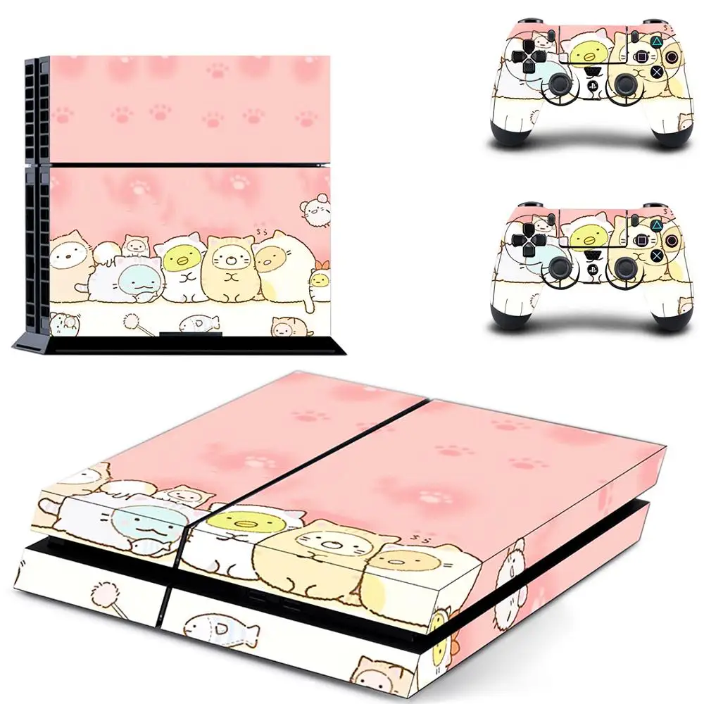 Sumikko Gurashi PS4 Stickers Play station 4 Skin Sticker Decal Cover For PlayStation 4 PS4 Console & Controller Skins Vinyl