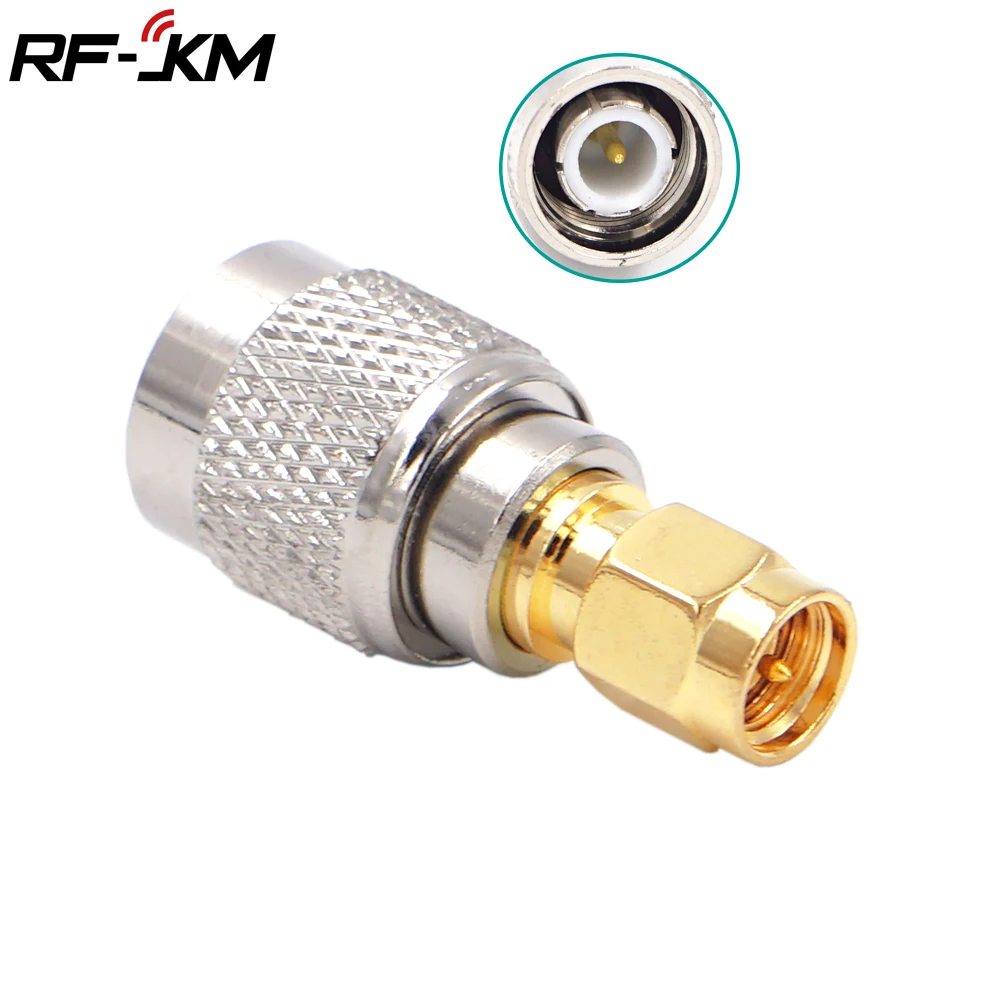 Adapter TNC Male jack to SMA Male plug RF Coaxial Connector High Quanlity