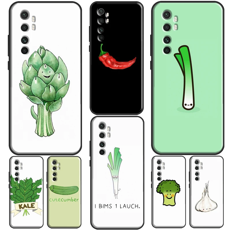 Cute Corn Vegetables Veggies For POCO F3 F1 F2 M3 M4 X3 GT X4 X3 Pro Case For Xiaomi Mi 11 Lite Ultra 12 11T Pro Cover