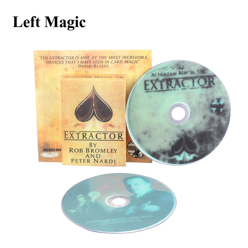 Extractor (Gimmick+DVD) Magic Tricks Card to Pocket Magie Magician Close Up Illusions Props Comedy Mentalism