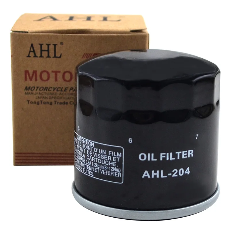 AHL 204 1pc High Performance Powersports Cartridge Oil Filter for  ARCTIC CAT 650 2004-2006 Motorcycle Parts 3201044